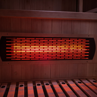 Infrared Sauna Built for Home Wellness, FSC Wood, Multi-Zone Heating, Digital Controls