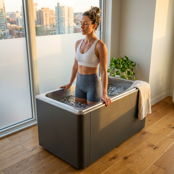 Cold Plunge Tub Built for Rapid Recovery, 316L Steel Basin, Integrated Chiller, Whisper-Quiet Operation