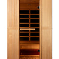 Dynamic Infrared Serenity Dual Tech 2 Person Bluetooth Compatible FAR Infrared Hemlock Sauna