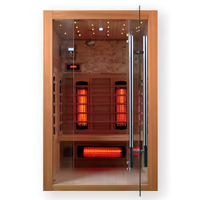 Infrared Sauna Built for Home Wellness, FSC Wood, Multi-Zone Heating, Digital Controls